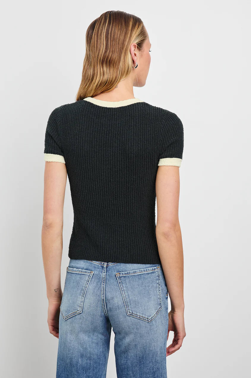 Rails | Top "MEREDITH" - Noir/Ivoire