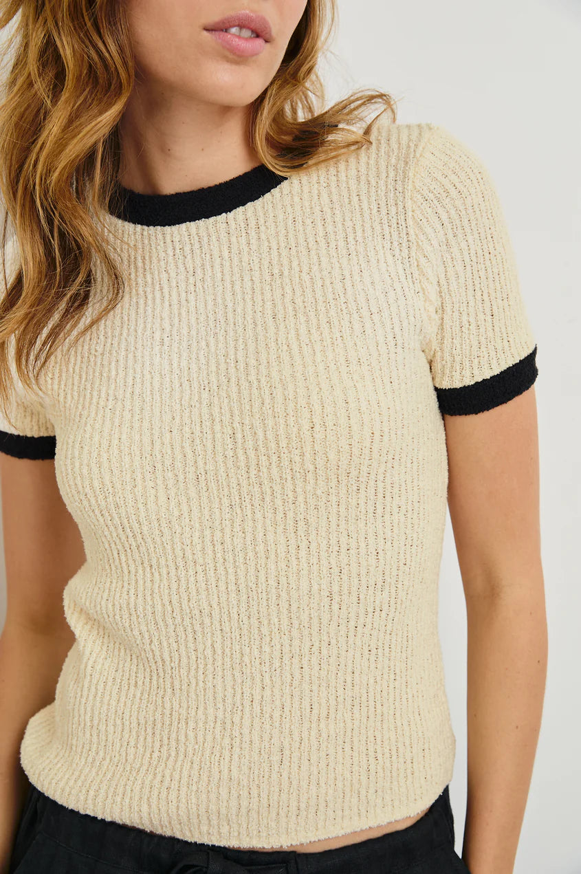 Rails | Top "MEREDITH" - Ivoire/Noir