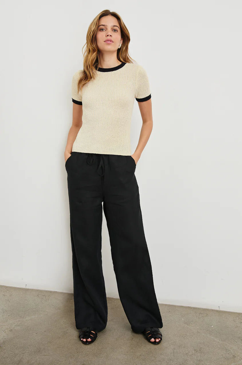 Rails | Top "MEREDITH" - Ivoire/Noir