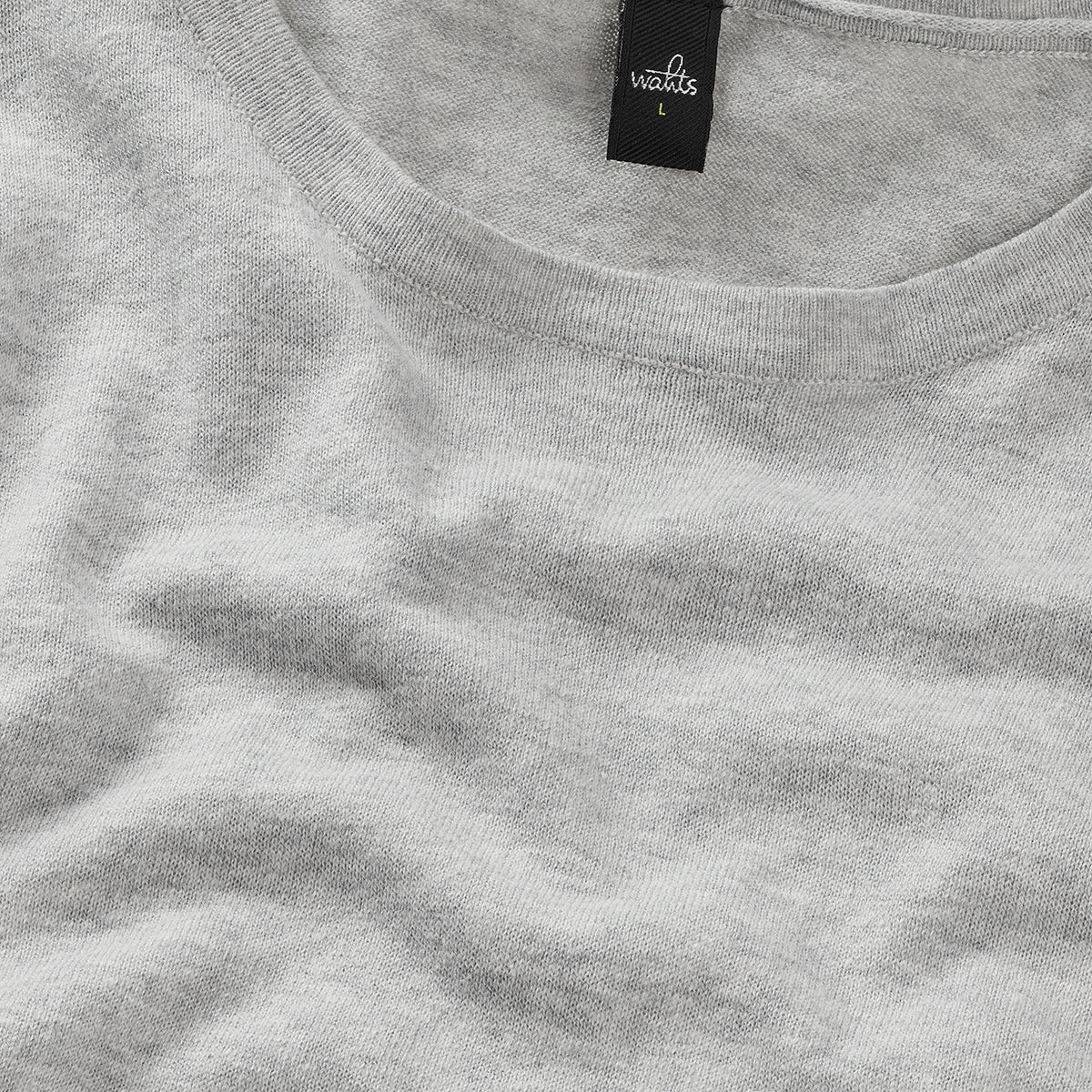 WAHTS | T-shirt en maille "MILES" - Gris clair
