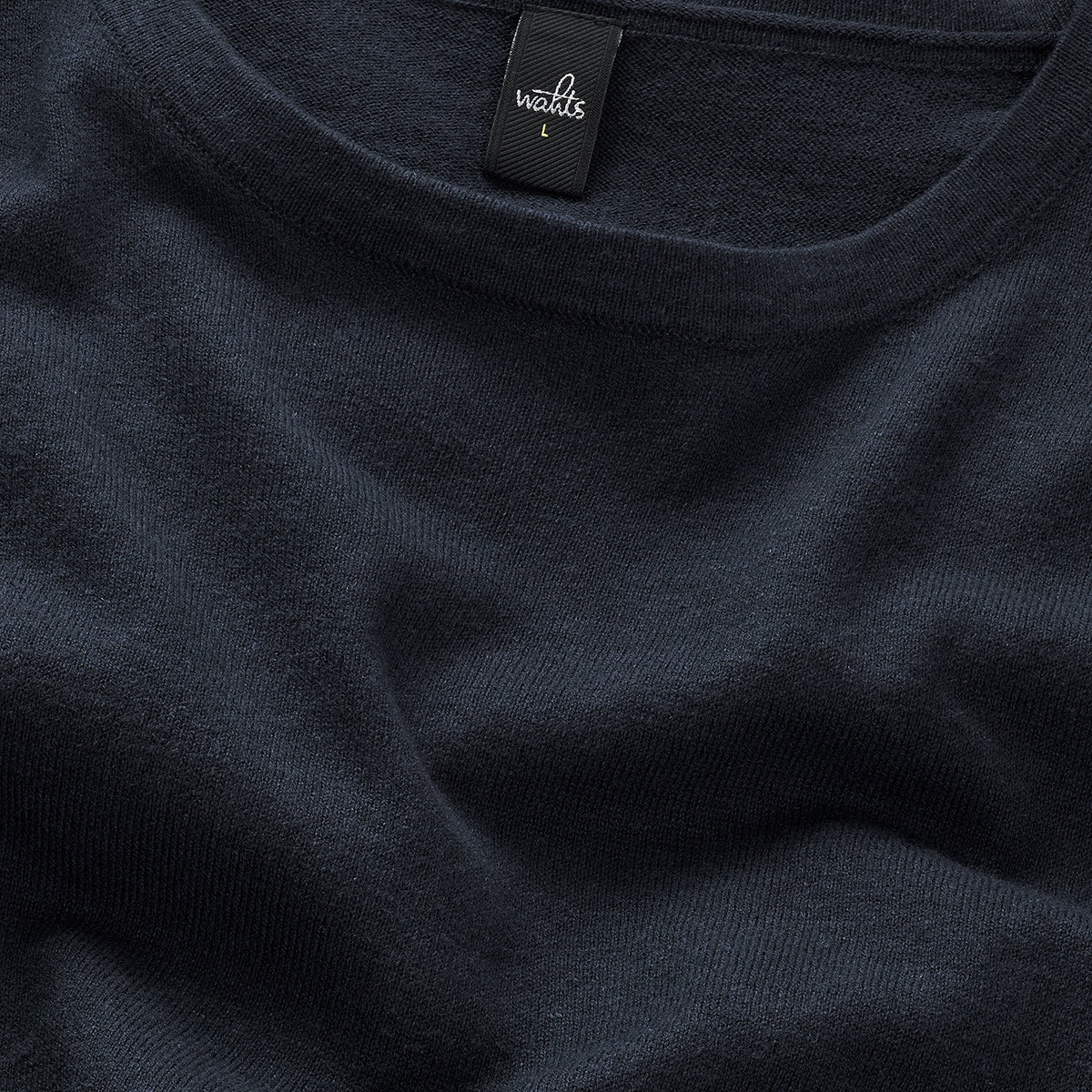 WAHTS | T-shirt en maille "MILES" - Bleu marine
