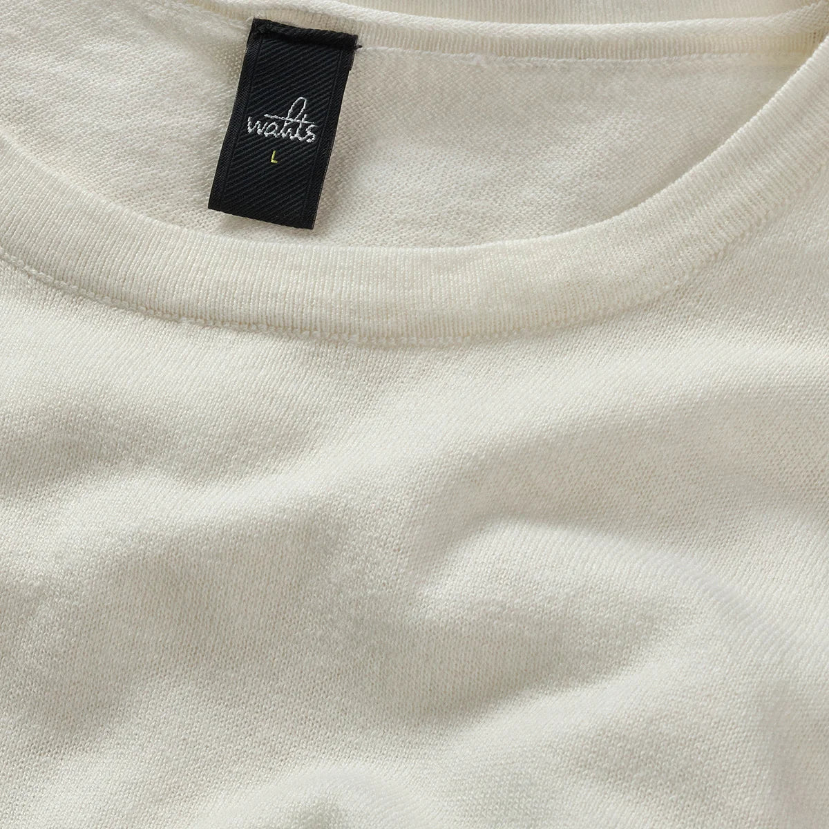 WAHTS | T-shirt en maille "MILES" - Ecru