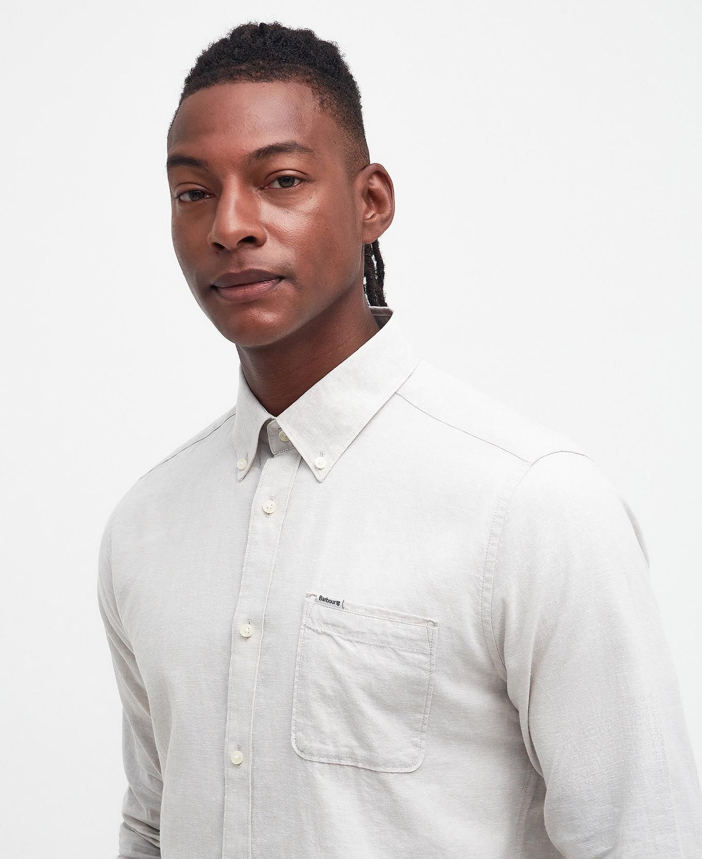 Barbour | La chemise ''Nelson Tailored'' - Brume
