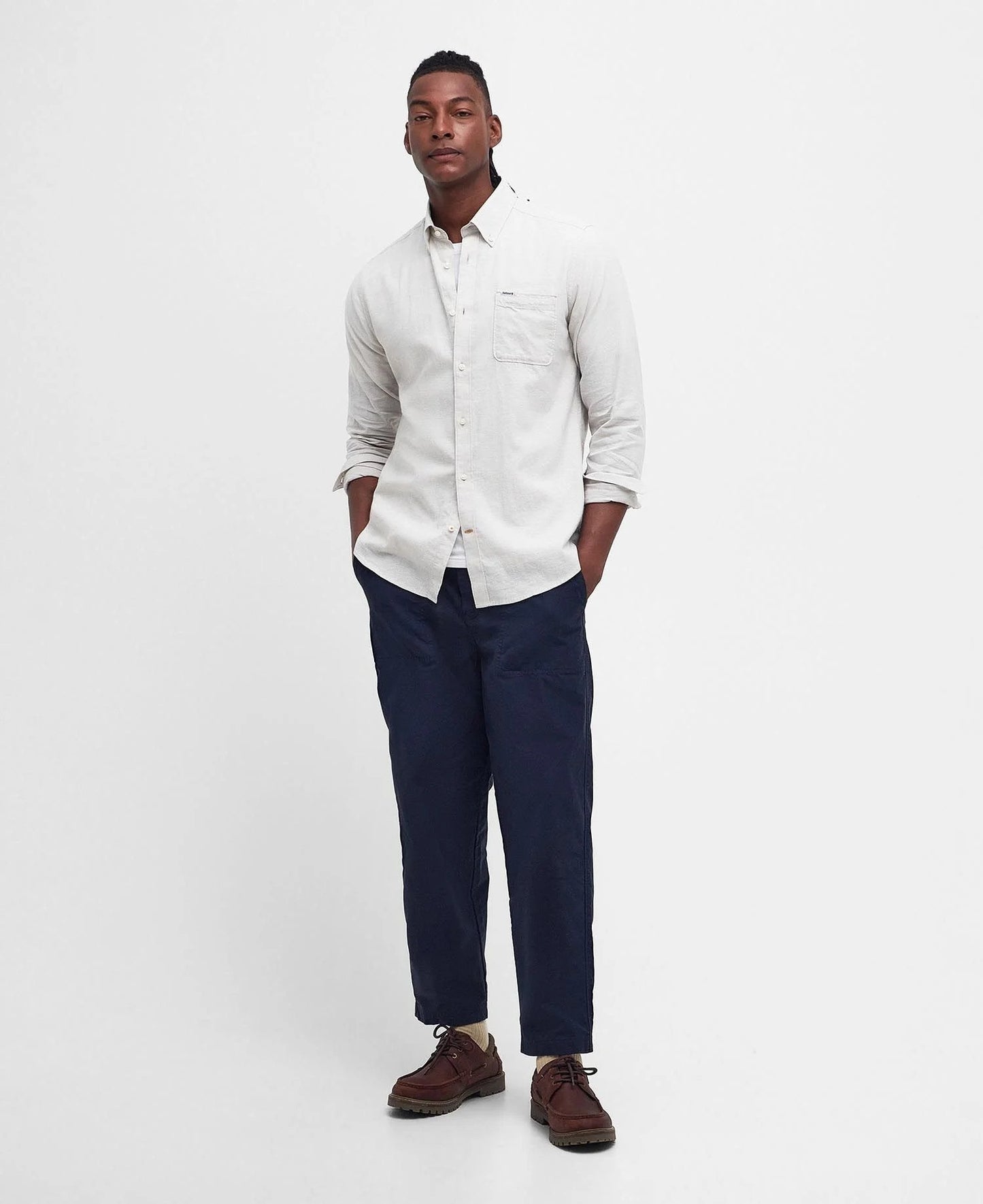 Barbour | La chemise ''Nelson Tailored'' - Brume