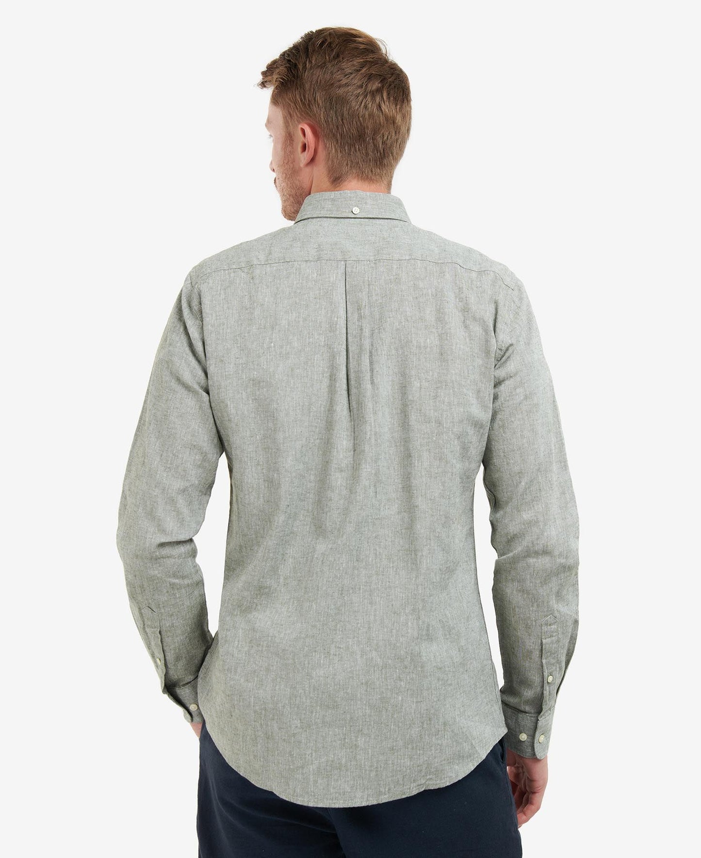 Barbour | La chemise ''Nelson Tailored'' - Olive blanchi