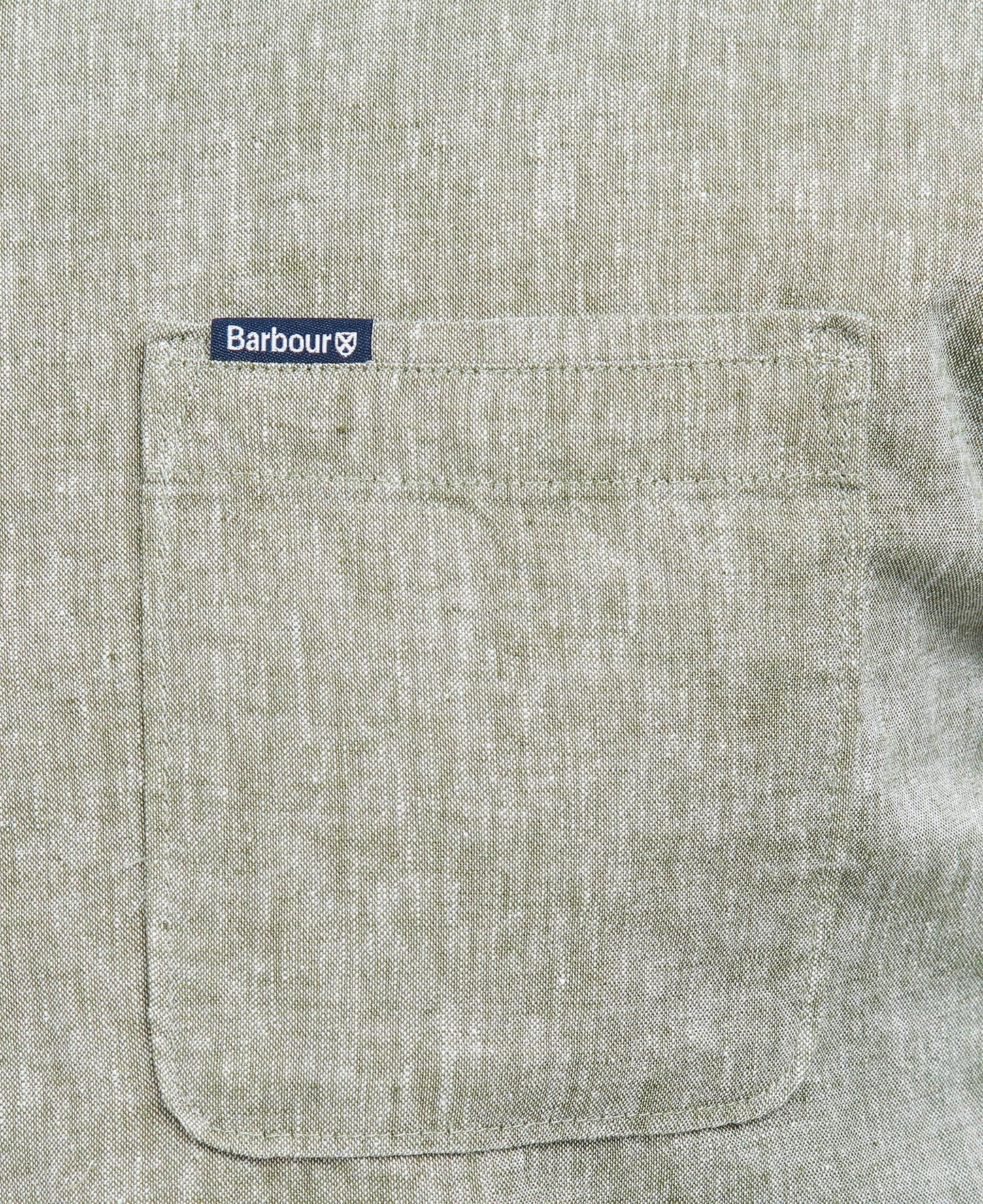 Barbour | La chemise ''Nelson Tailored'' - Olive blanchi