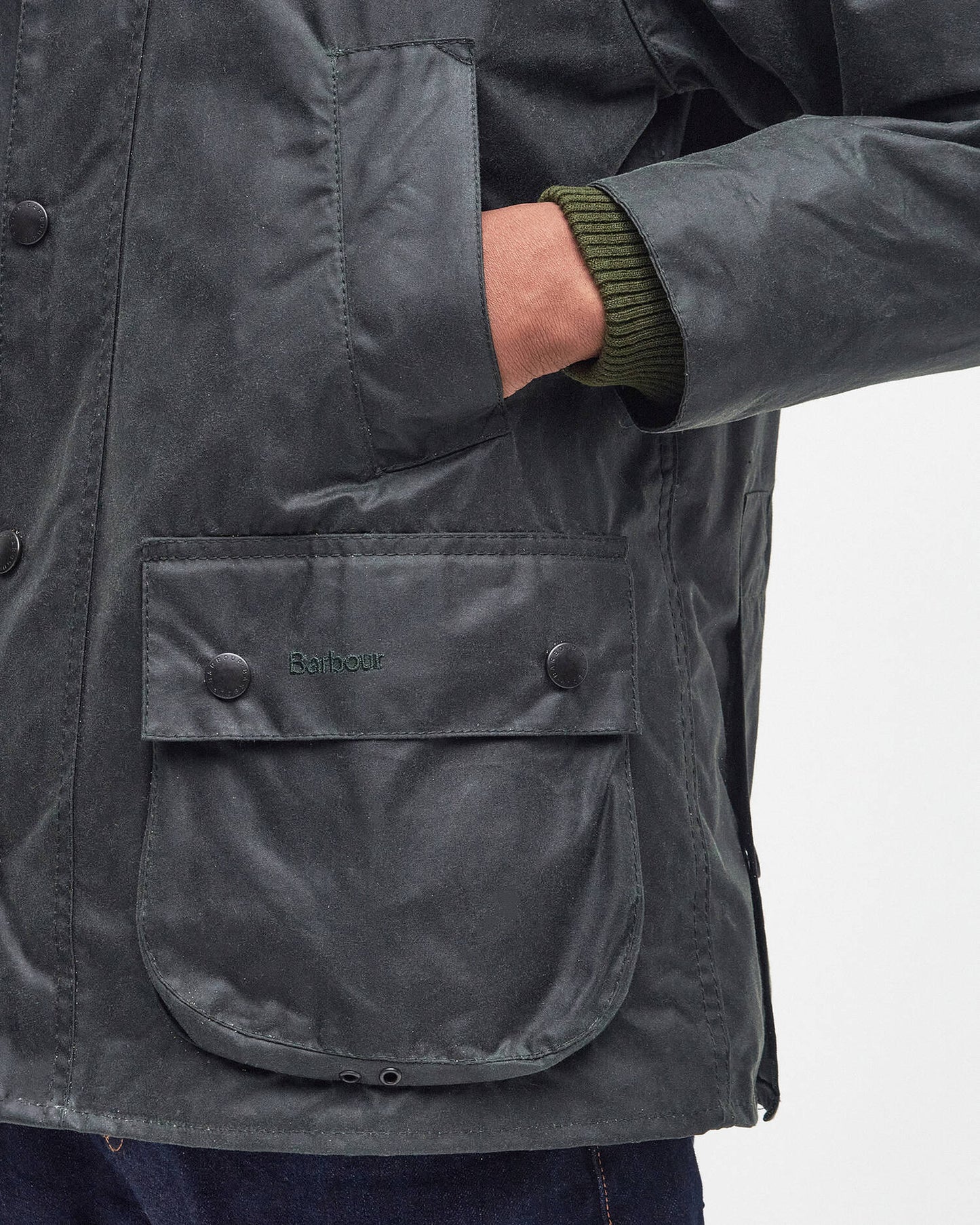 Barbour | Manteau en toile cirée "Bedale" - Sage