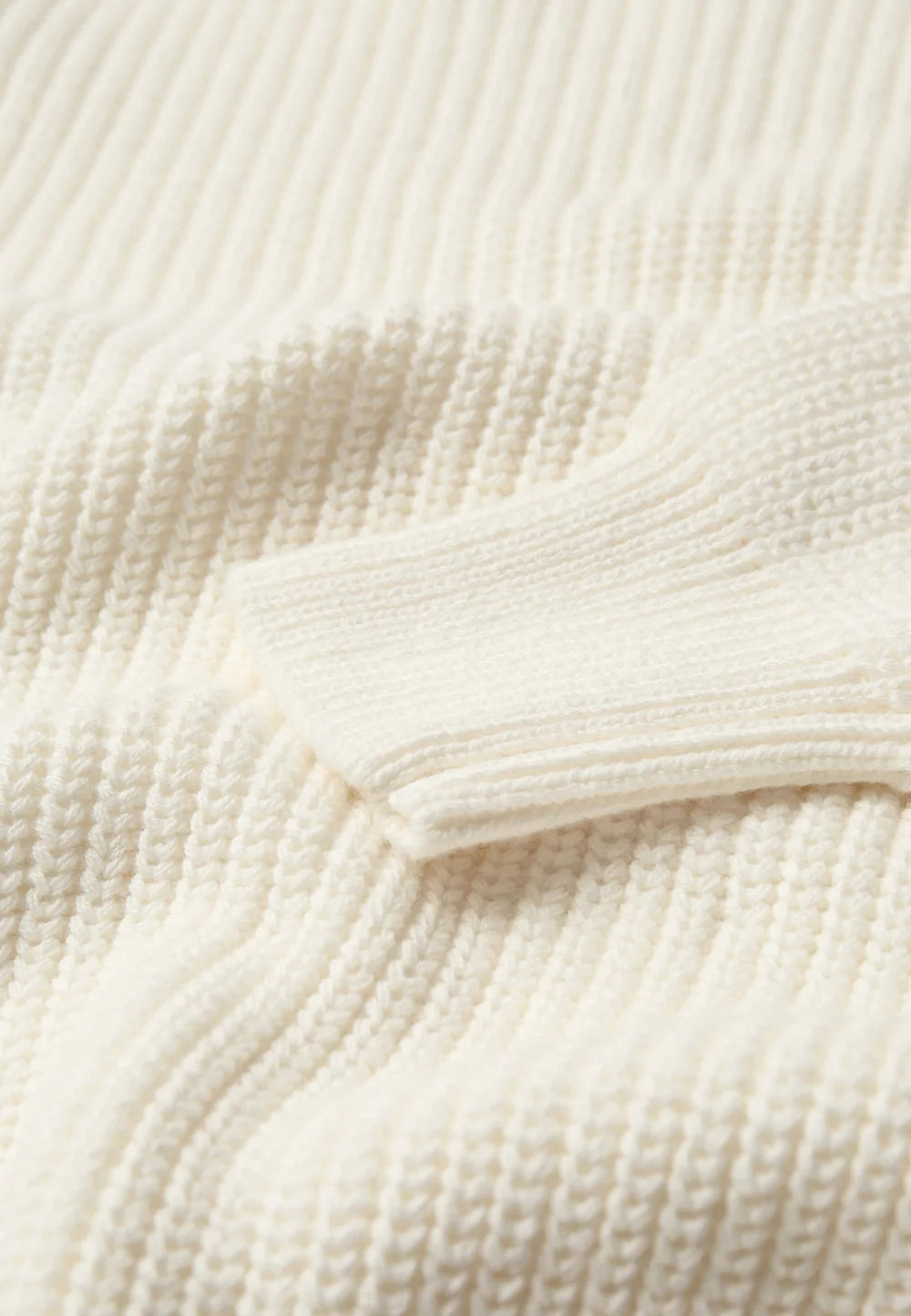MINIMUM | Pull en cotton 'Mikala' | Blanc cassé