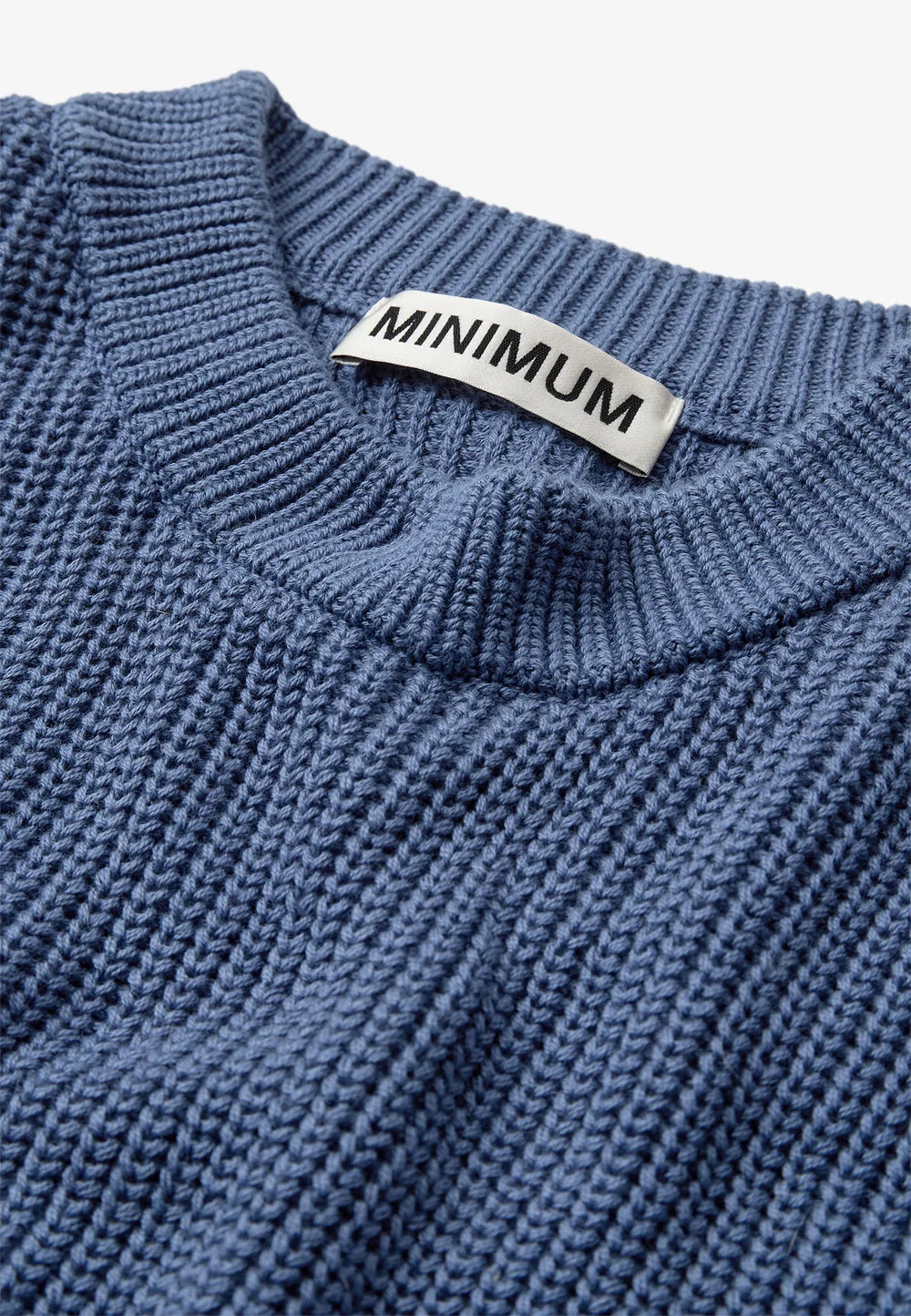 MINIMUM | Pull en cotton 'Mikala' | Bleu