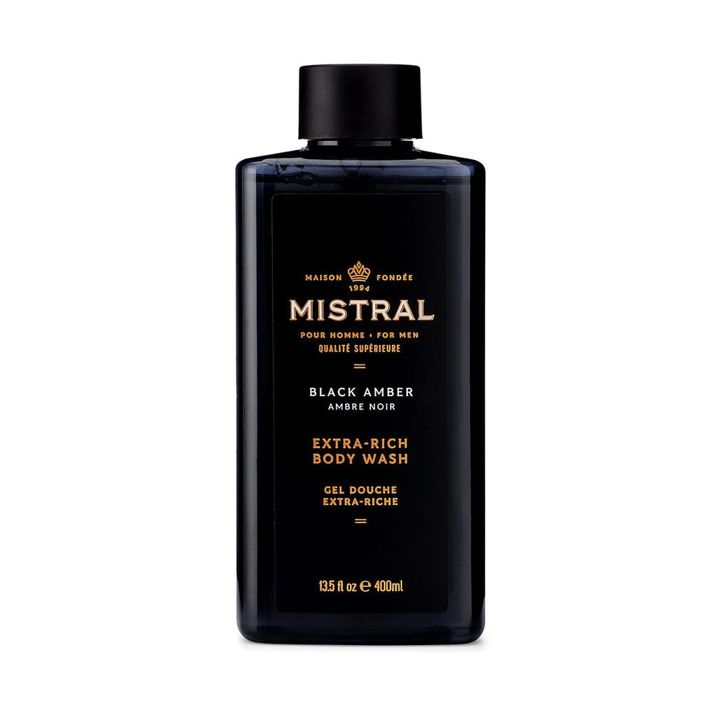 Mistral - Gel douche extra-riche - Ambre noir