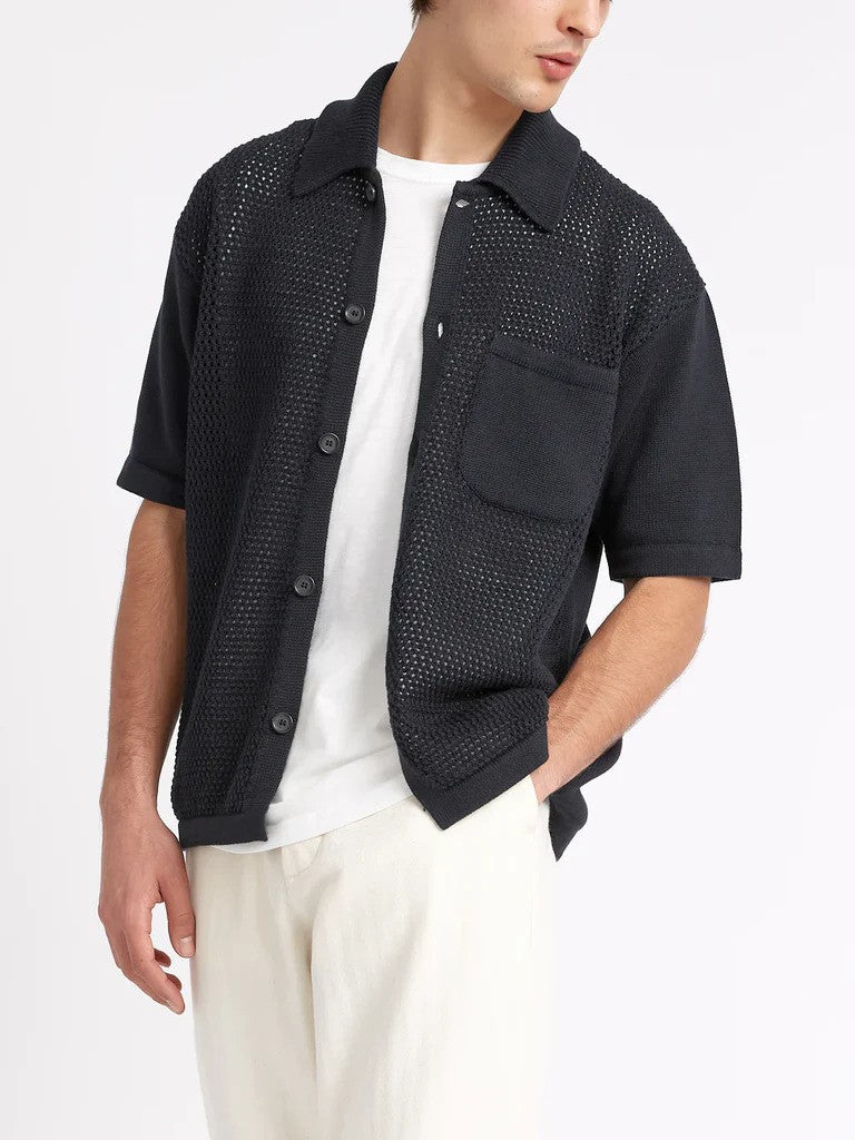 OLIVER SPENCER | Tricot "Mawes" - Marine