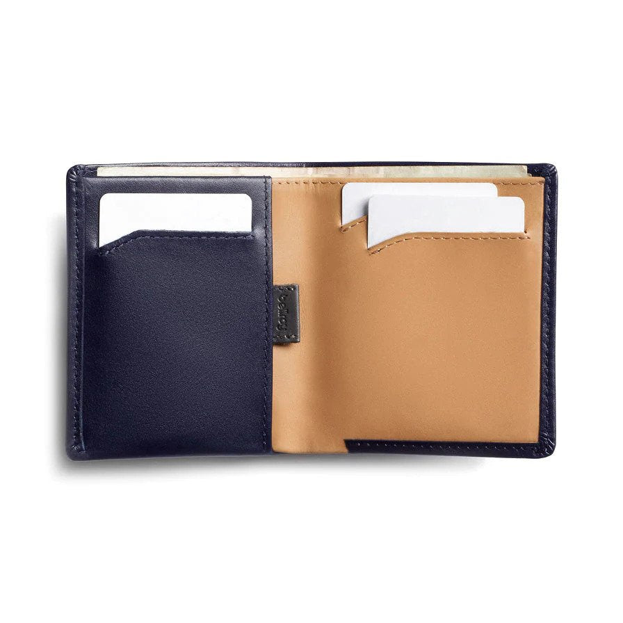 Bellroy | Portefeuille Note Sleeve - Bleu Marin/Tan