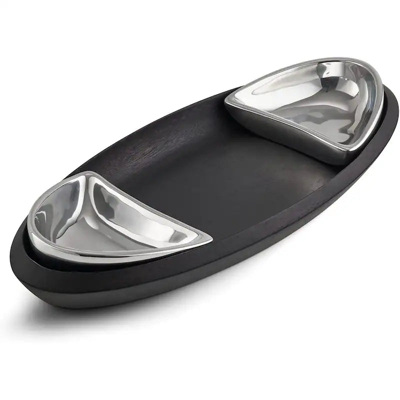 Nambé - New Noir Condiment Tray