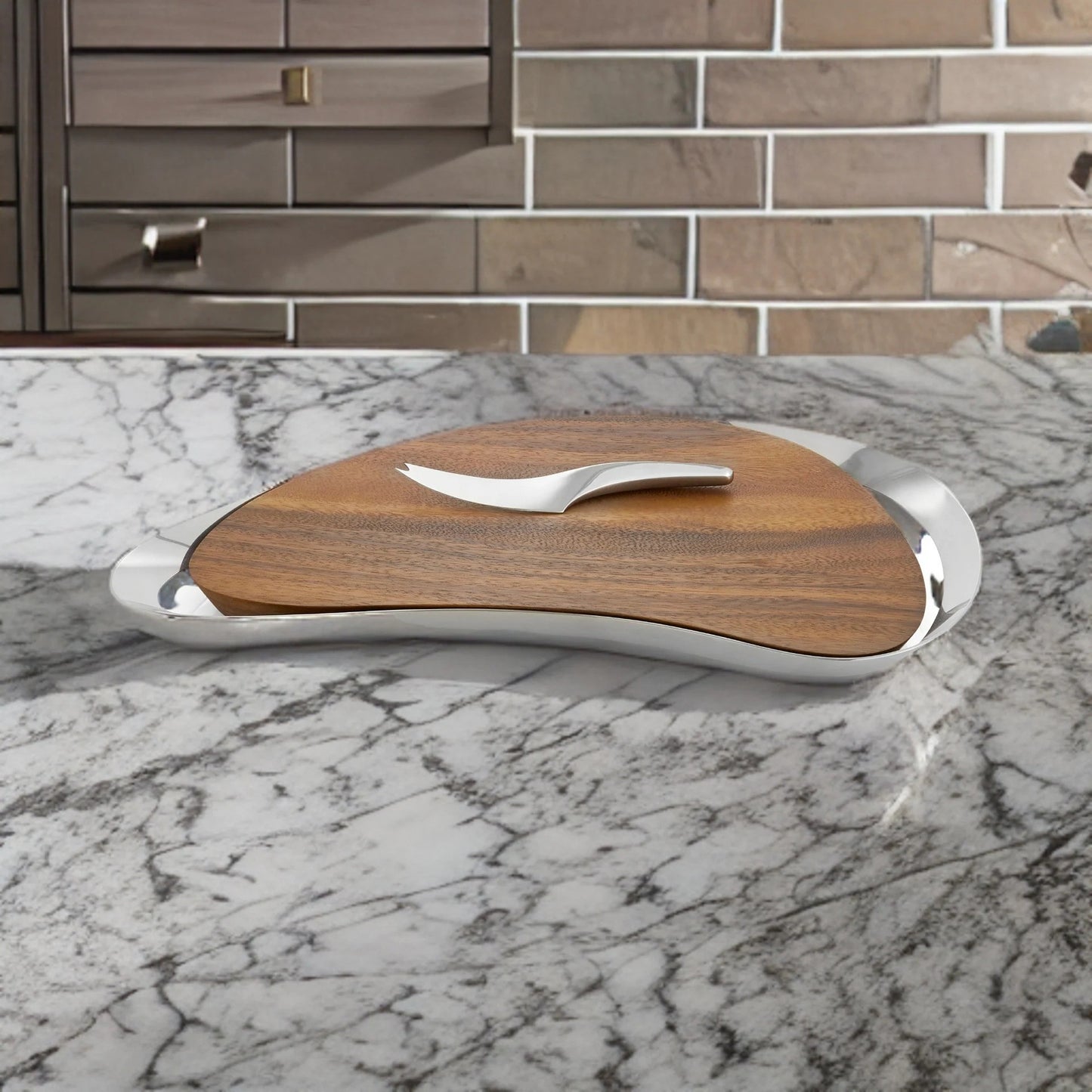 Nambé - Blend Bar Board with Knife