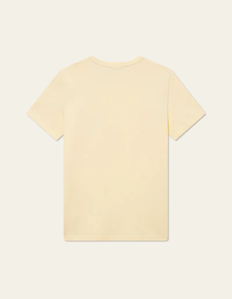 Les Deux | T-shirt " Nørregaard" - Jaune pâle