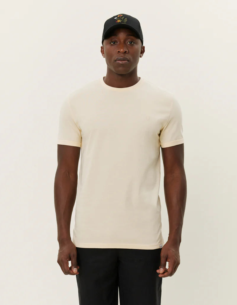 Les Deux | T-shirt " Nørregaard" - Jaune pâle