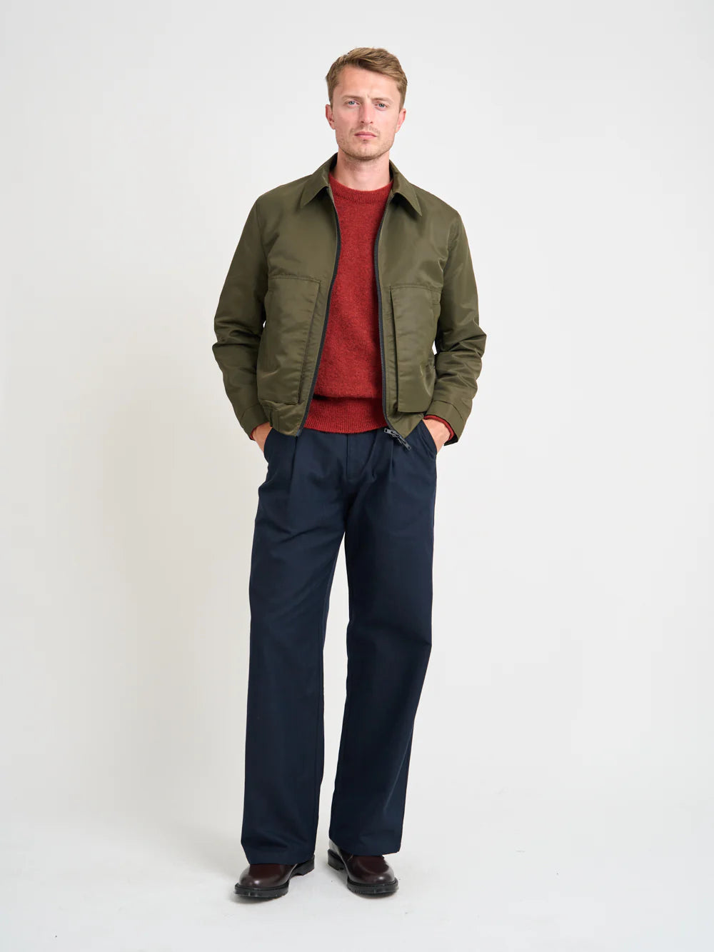 Oliver Spencer | Veste bomber Arlington - Foster Green