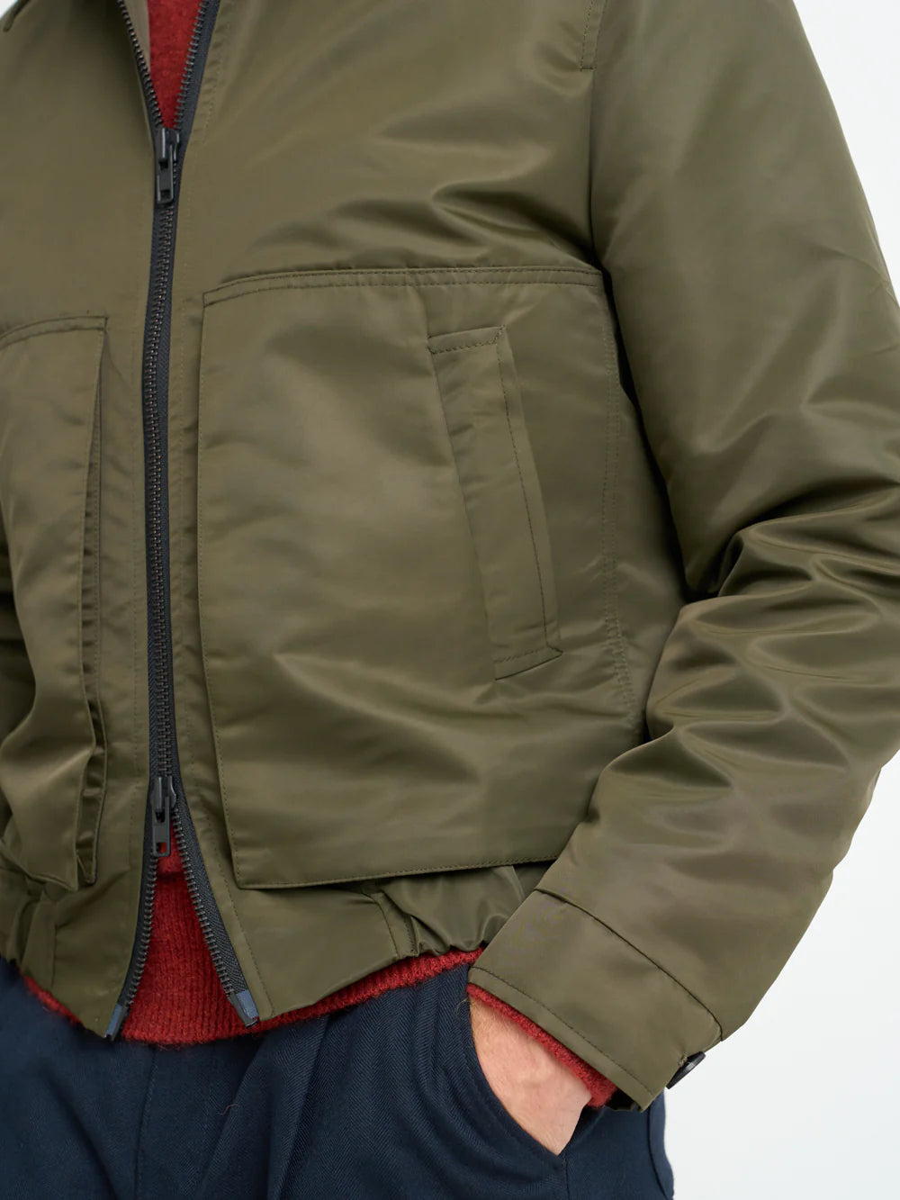 Oliver Spencer | Veste bomber Arlington - Foster Green