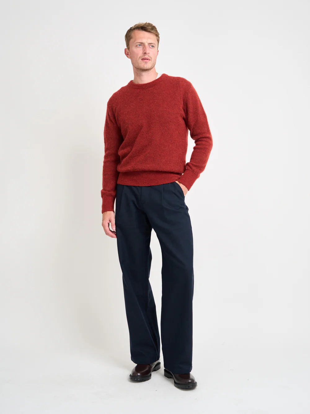 Oliver Spencer | Pull Blenheim - Rosen Rust