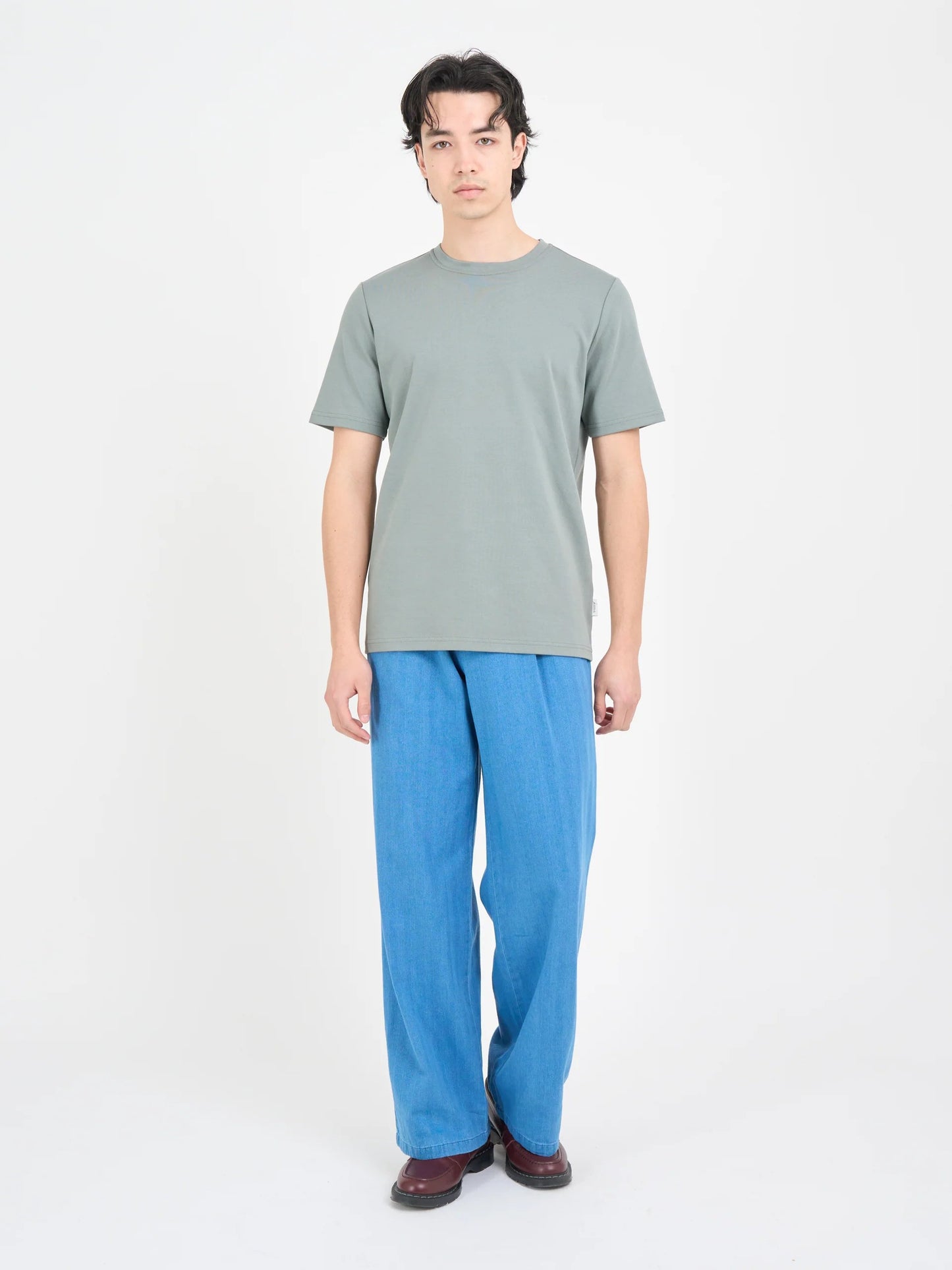 OLIVER SPENCER | T-Shirt "Tavistock" - Vert sauge
