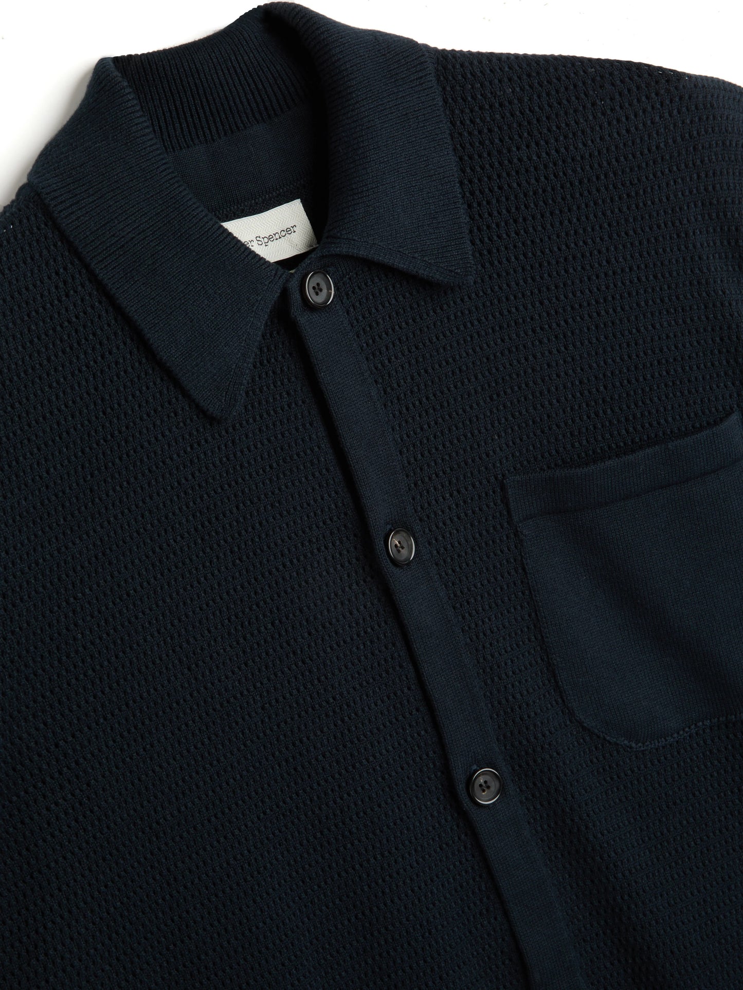 OLIVER SPENCER | Tricot "Mawes" - Marine