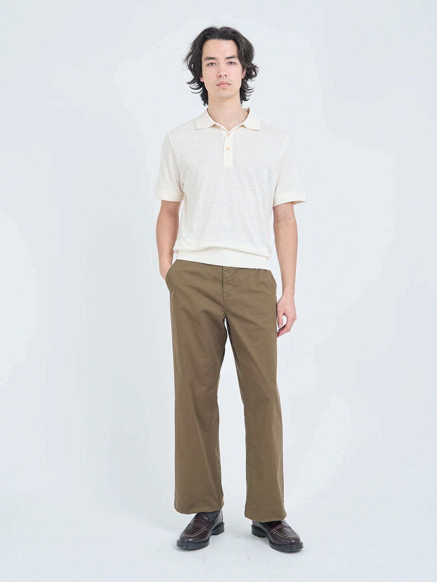 Oliver Spencer | Polo "Glendale" - Blanc cassé