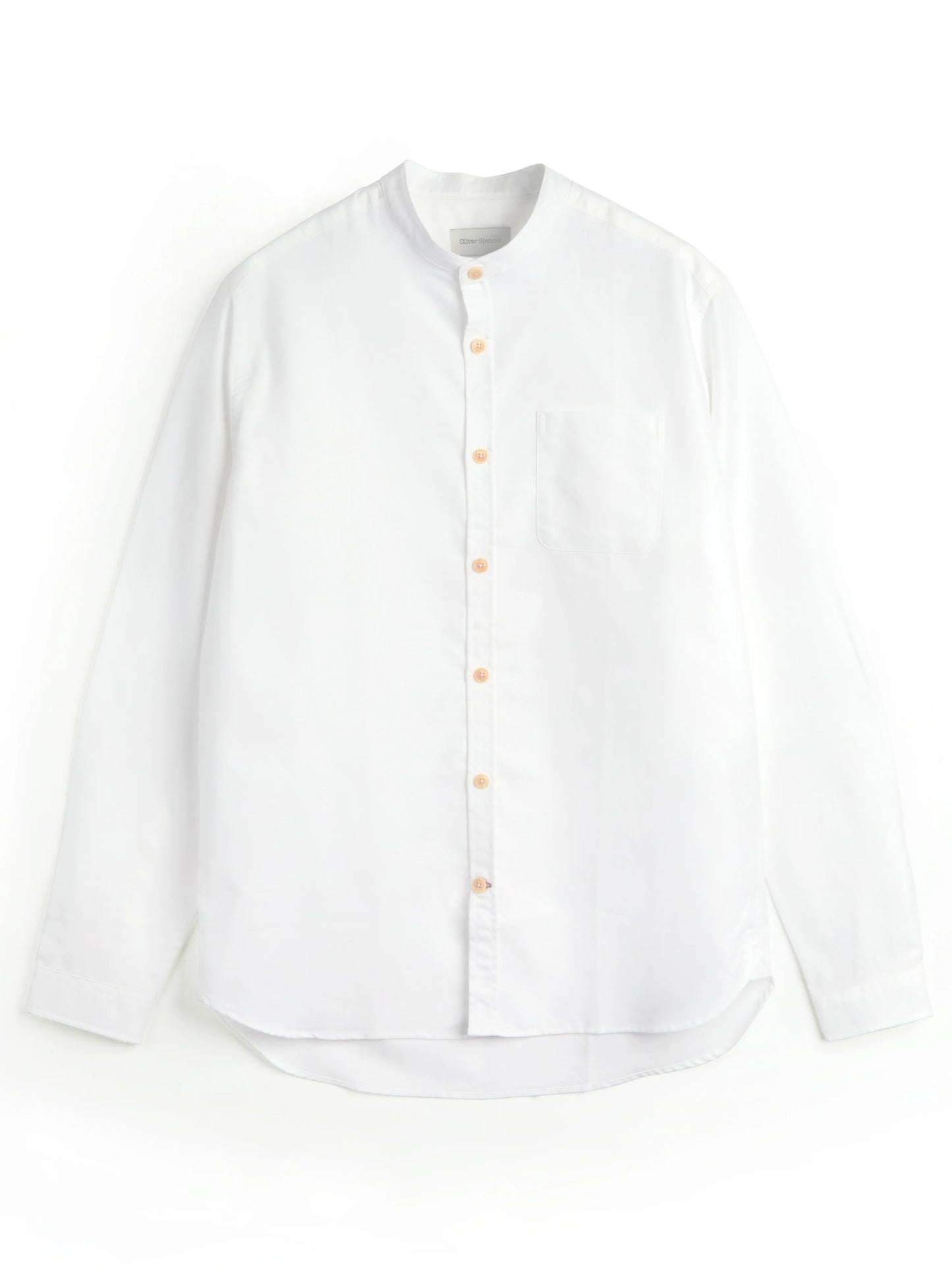 OLIVER SPENCER | Chemise "Grandad" - Blanc