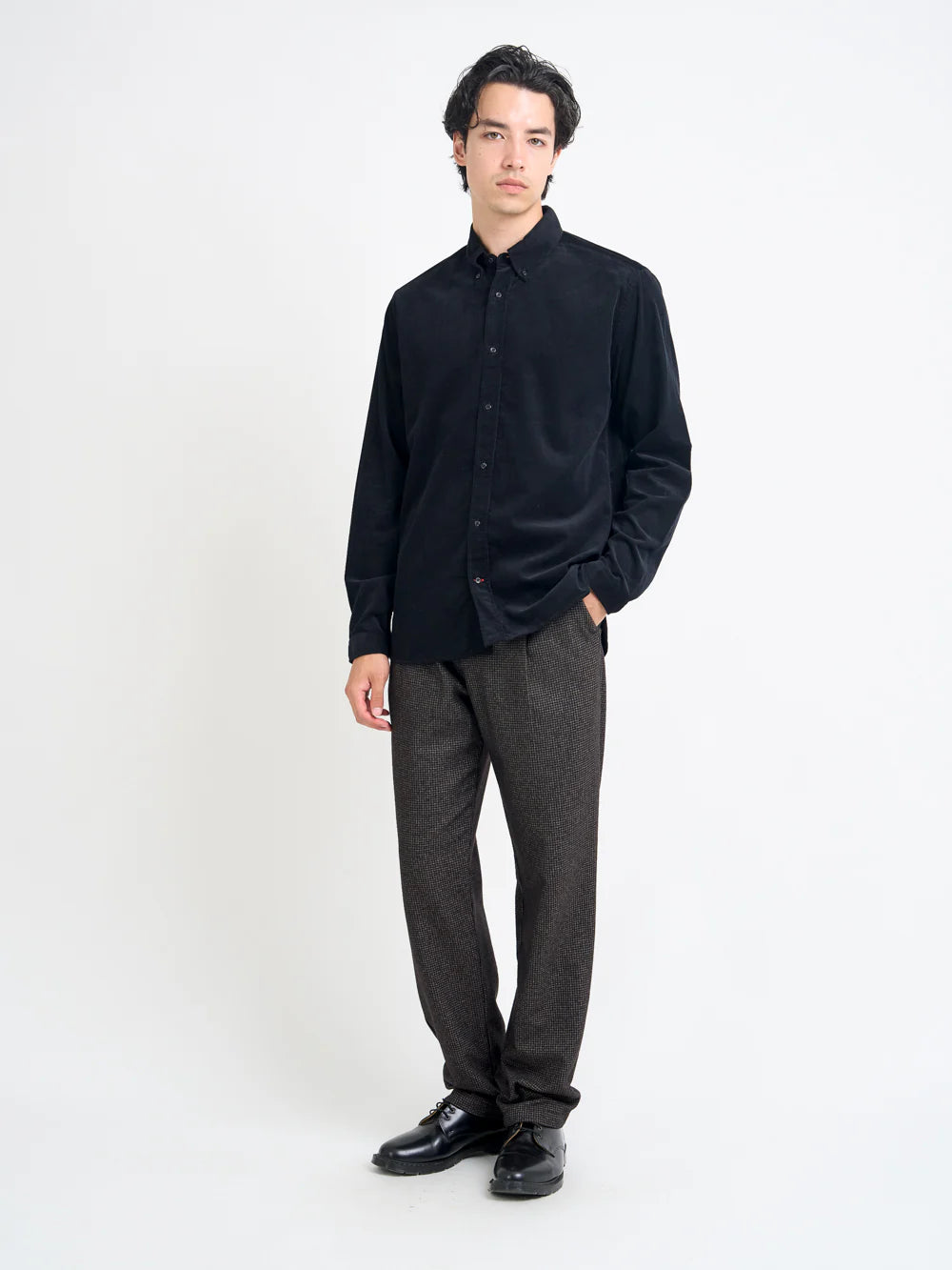Oliver Spencer | Chemise Brook - Mersey Cord Black