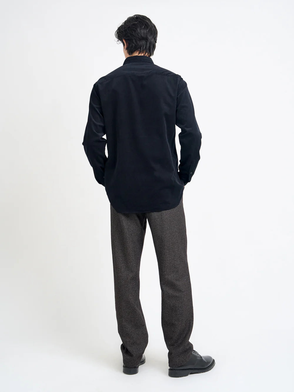 Oliver Spencer | Chemise Brook - Mersey Cord Black