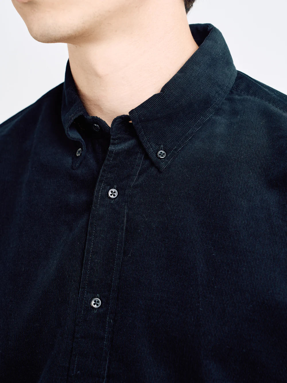 Oliver Spencer | Chemise Brook - Mersey Cord Black