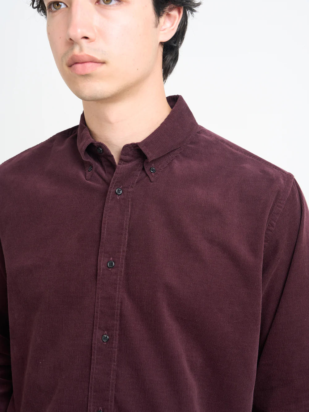 Oliver Spencer | Chemise Brook - Cord Plum
