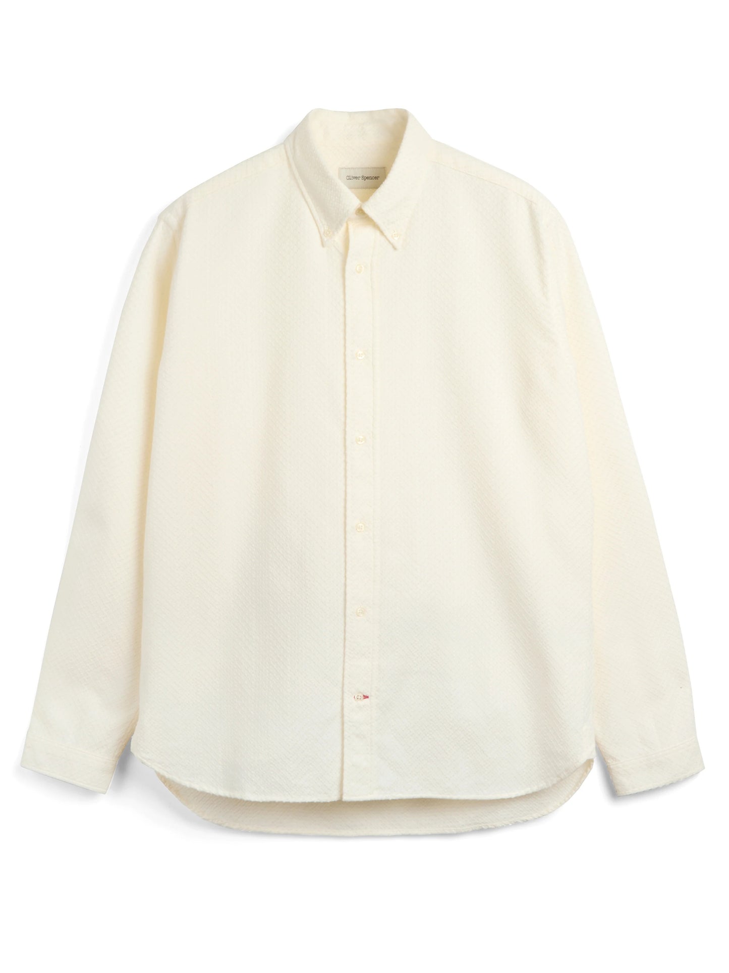 OLIVER SPENCER | Chemise en coton texturé "Brook" - Écru