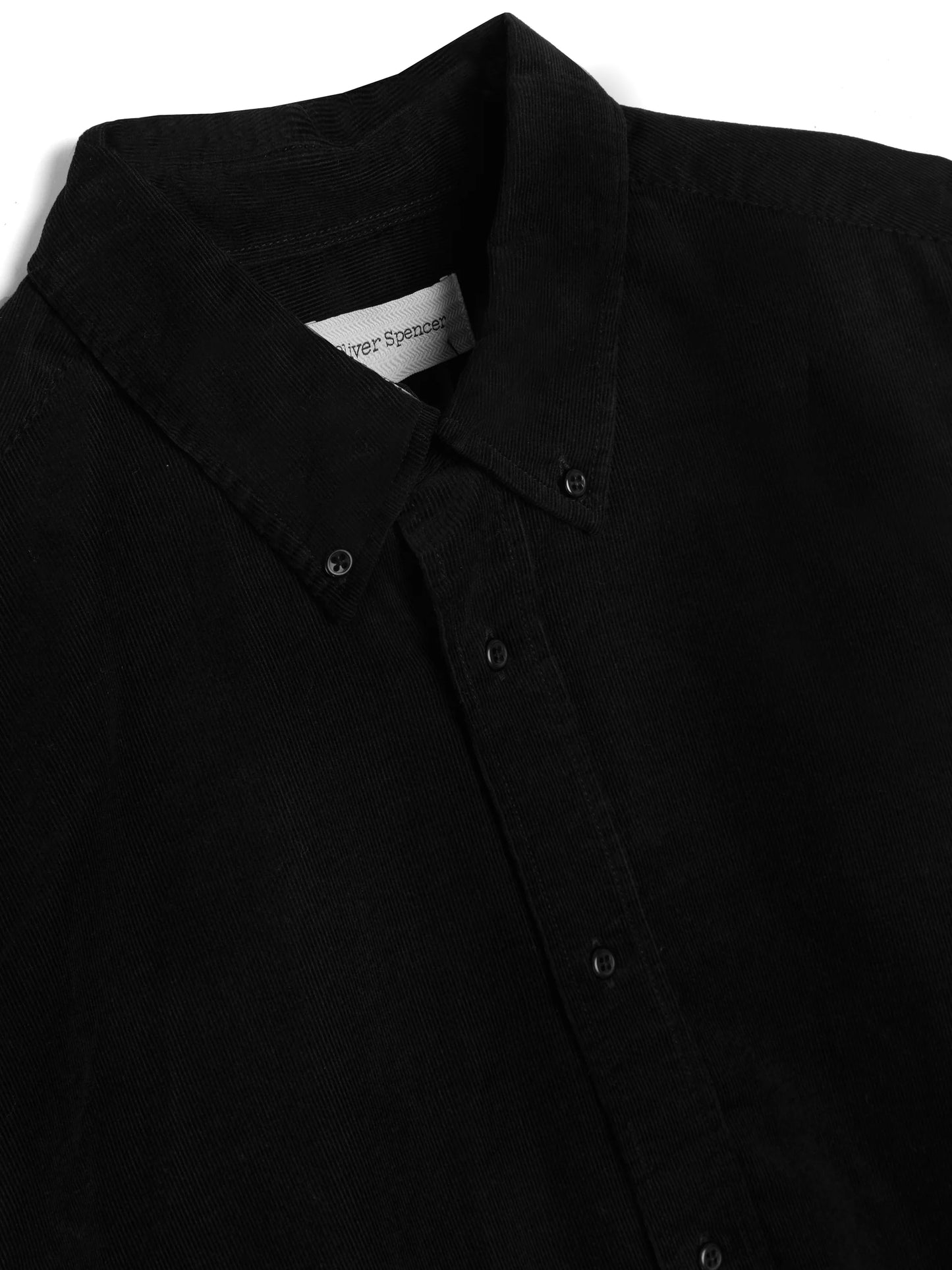 Oliver Spencer | Chemise Brook - Mersey Cord Black