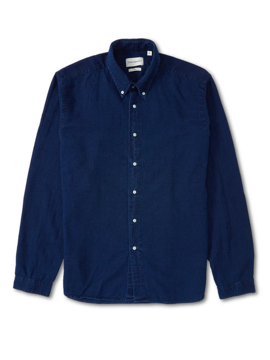 Oliver Spencer | Chemise Brook - Kildale Indigo Rinse