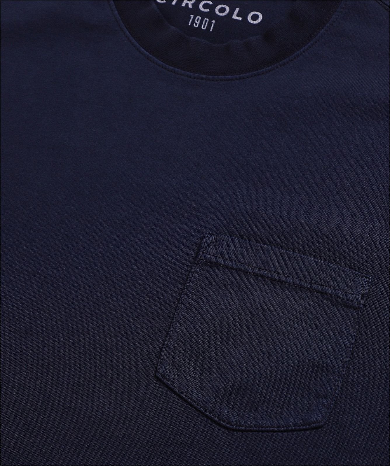 Circolo | T-shirt en coton - Bleu marine