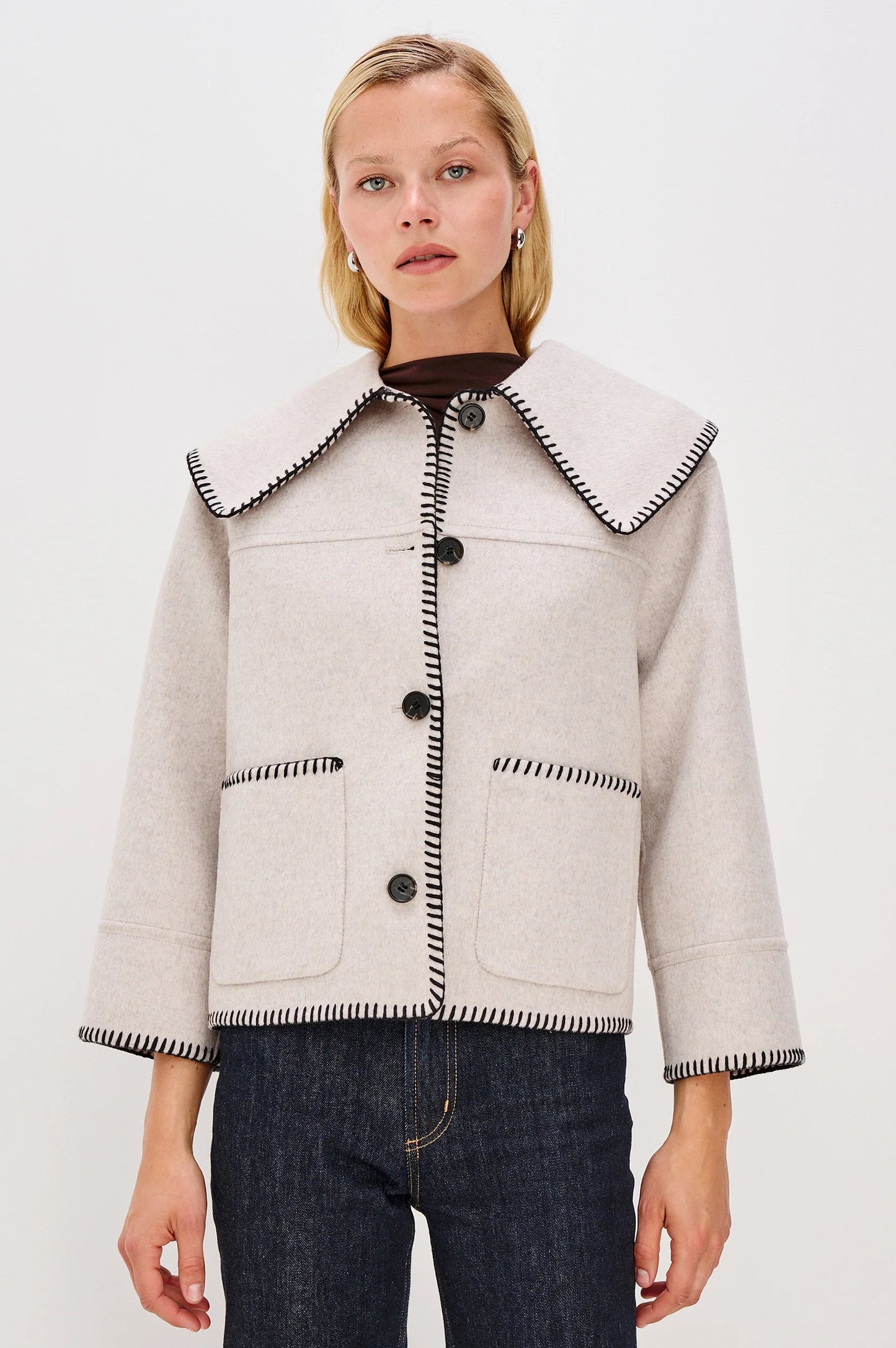 Rails | Veste "Patty" en mélange de laine - Avoine