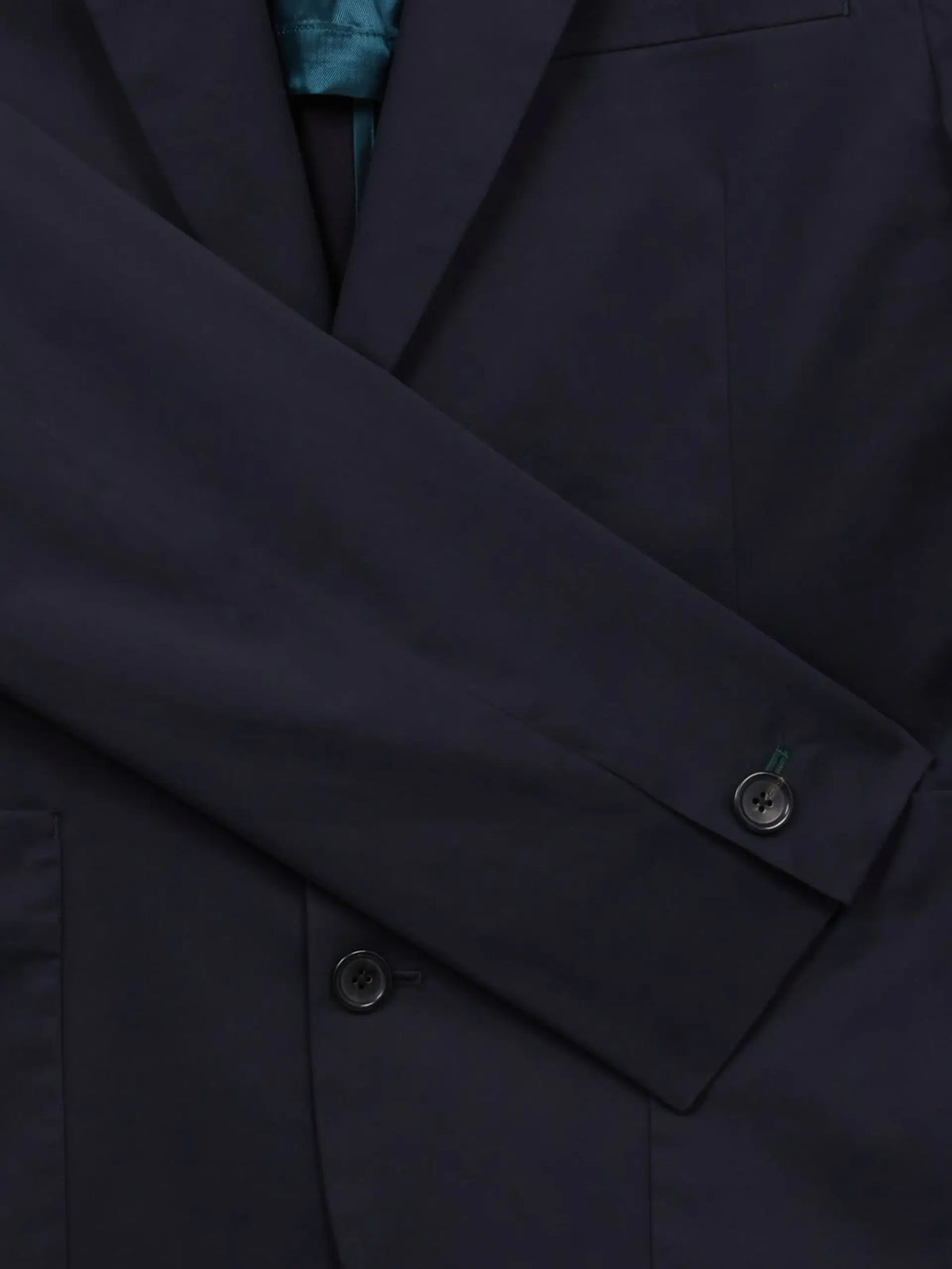 Paul Smith | Veston en satin de coton stretch - Bleu Marin