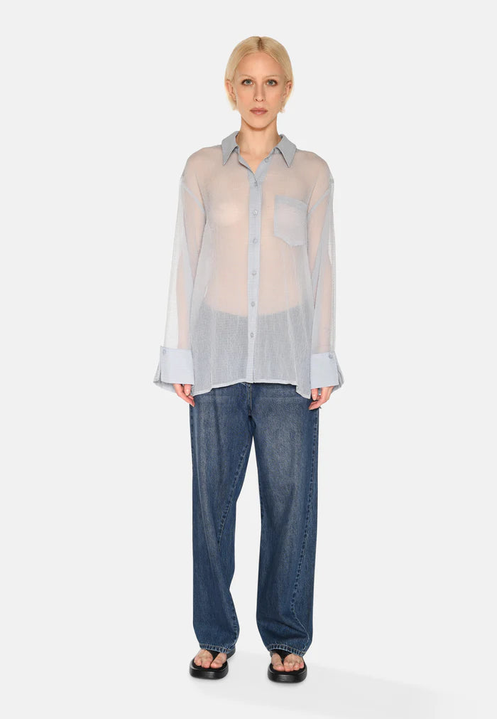 Minimum | Blouse "PINA" - Bleu clair