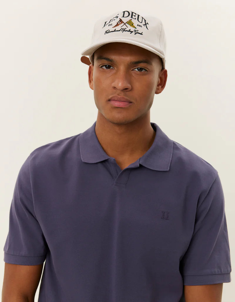 Les Deux | Polo piqué 2.0 - Lilas Gris