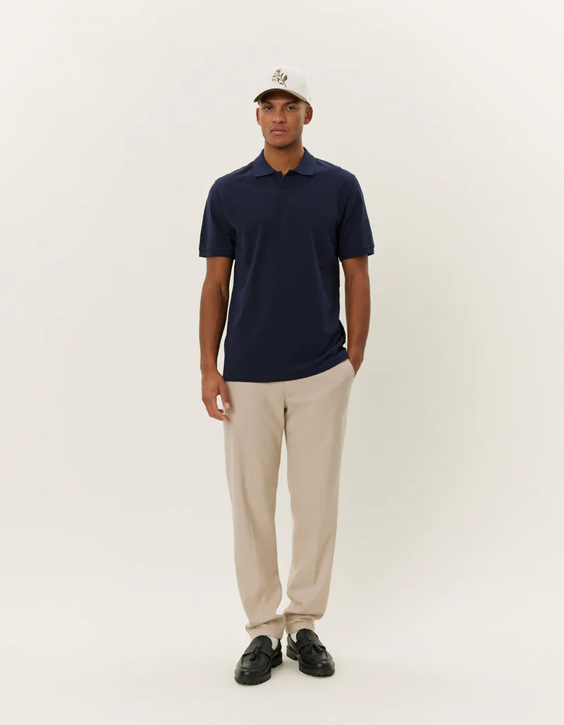 Les Deux | Polo piqué 2.0 - Bleu Marine