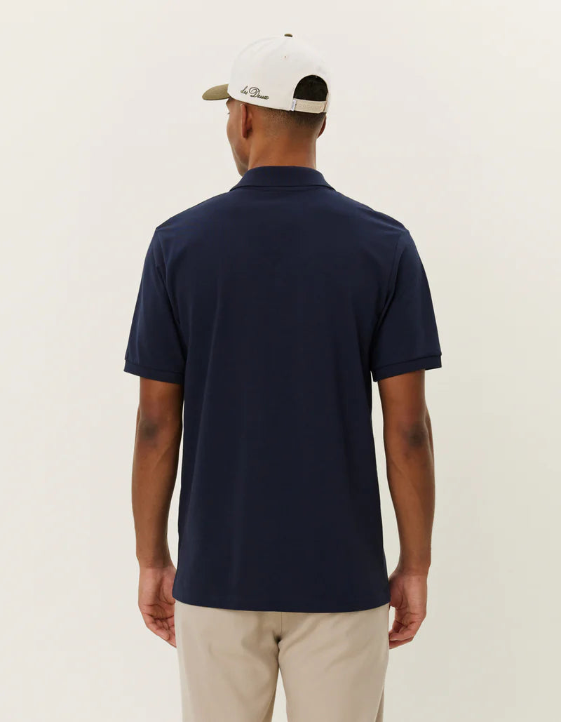 Les Deux | Polo piqué 2.0 - Bleu Marine