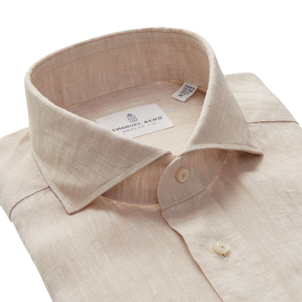 Emanuel Berg | Chemise en lin ''Havard'' - Beige