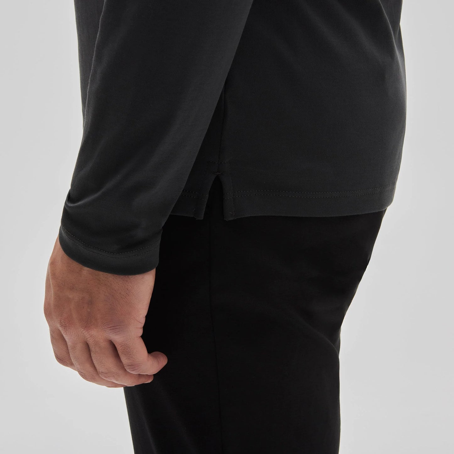 Robert Barakett | Le col roulé en coton Pima ''Georgia'' - Gris canon