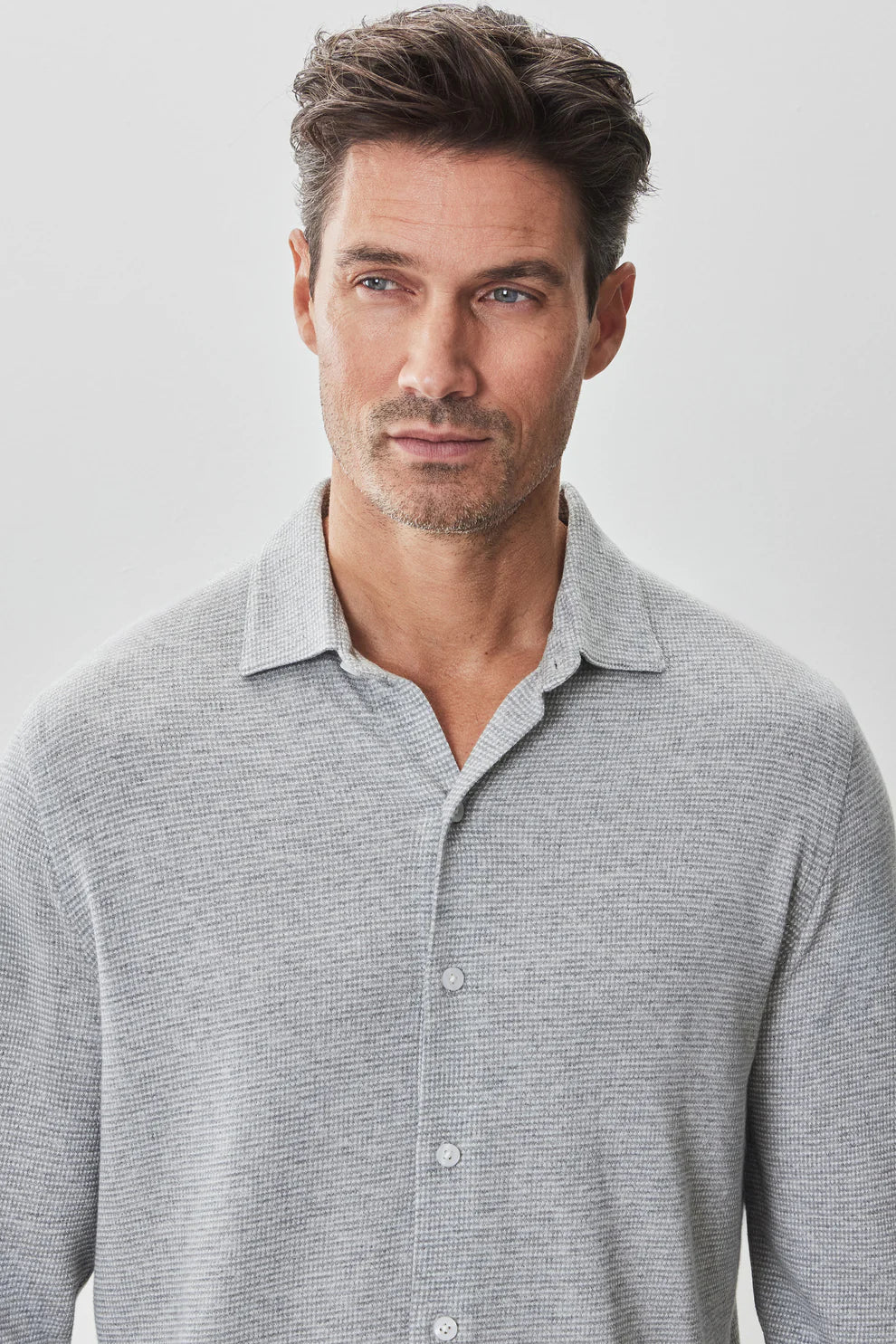 Robert Barakett | La Chemise en tricot ''Dobston'' - Gris