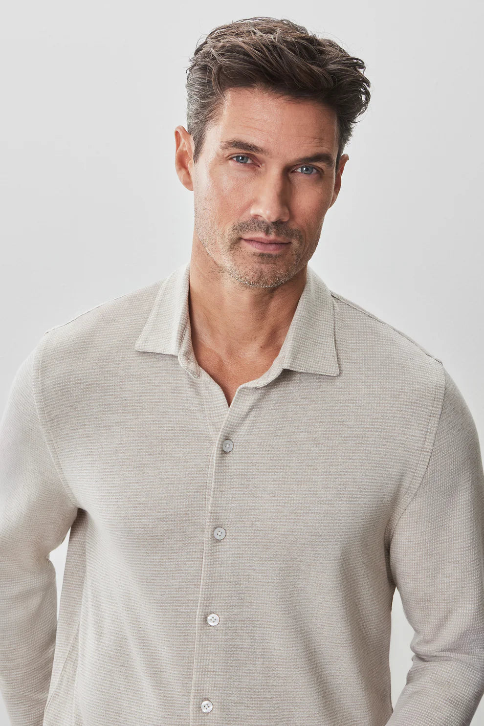 Robert Barakett | La Chemise en tricot ''Dobston'' - Tan
