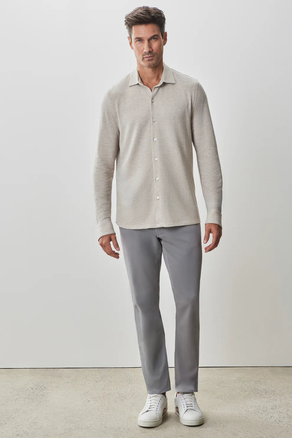 Robert Barakett | La Chemise en tricot ''Dobston'' - Tan