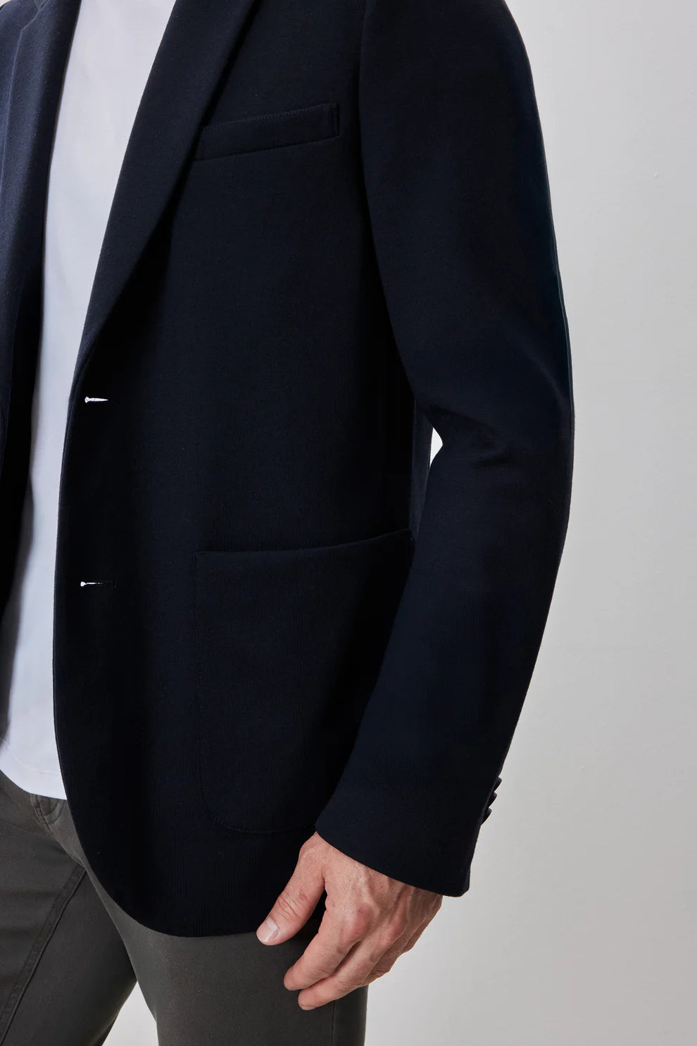 Robert Barakett | Veston de sport en tricot "Blum" - Bleu marine