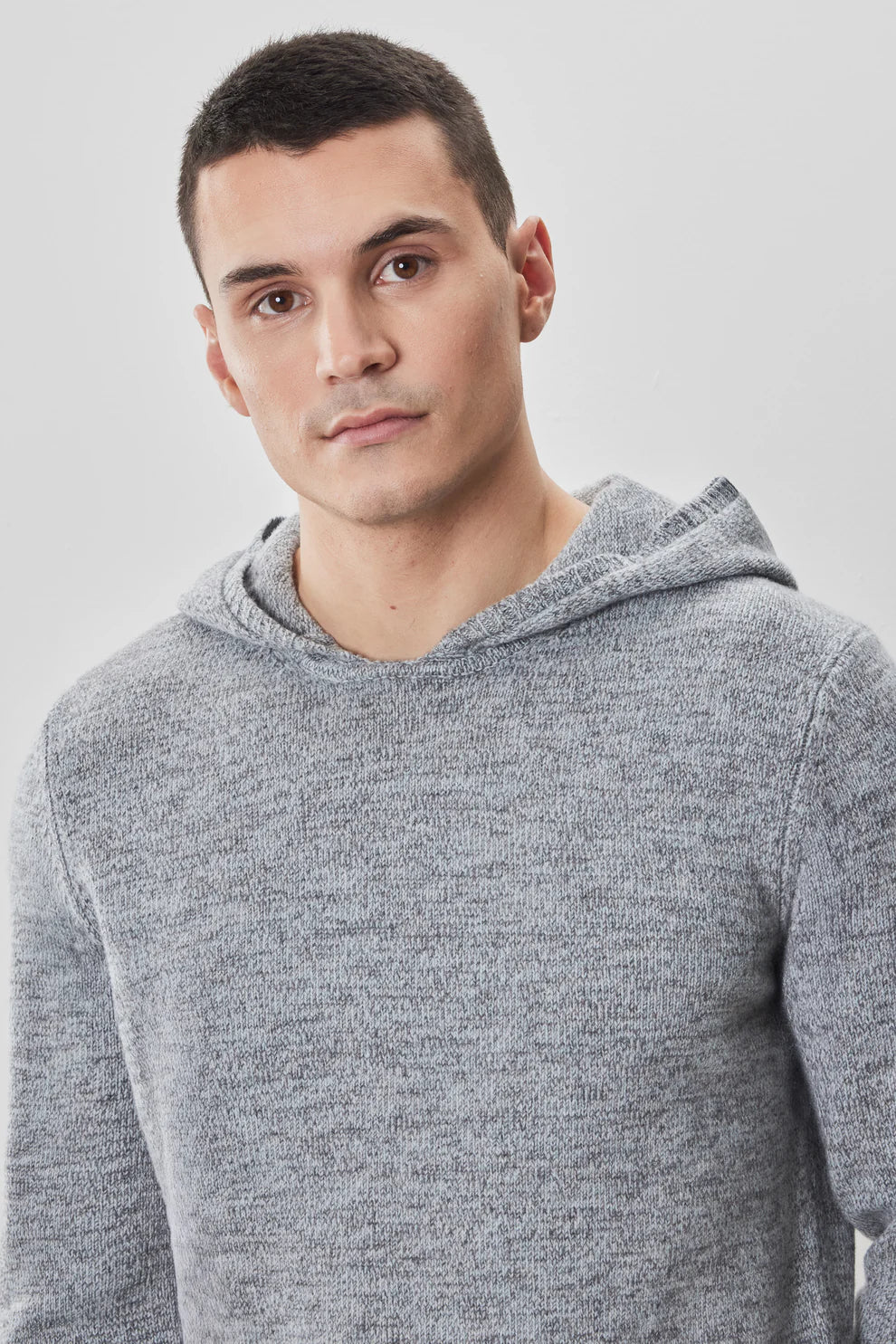 Robert Barakett | Sweat à capuche en laine "Wildman" - Gris