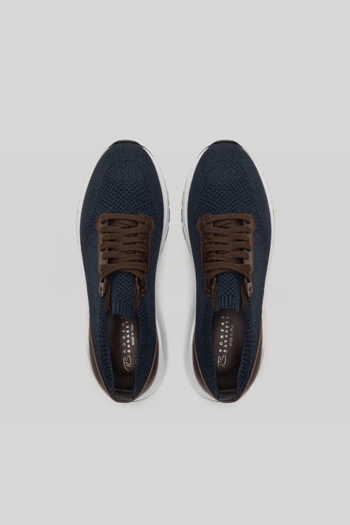 Robert Barakett | baskets "Bryce Knit" - Bleu marin