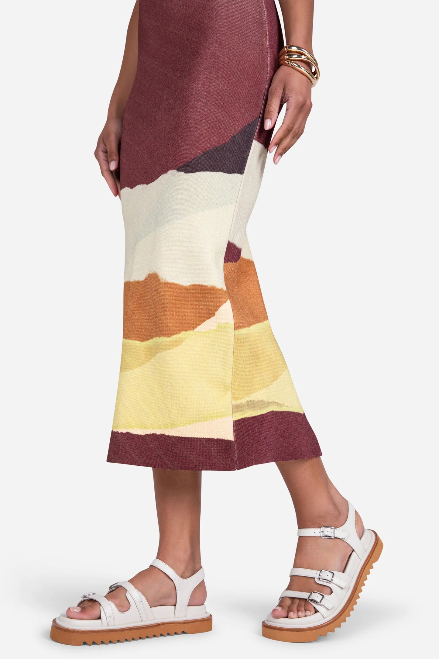 "INTENTIONALLY | Sandales "RICOYA" en cuir - Crème